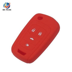 AS078007 4 Button Silicone Key Case For OPEL Car Key Fob Cover