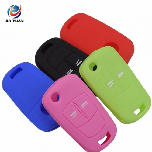 AS078003 Silicone Rubber Car Key Cover Protect For Opel 2 Buttons Remote Key