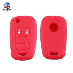 AS078008 Silicone Case Folding Remote Key Cover Fob 2 Buttons For Opel