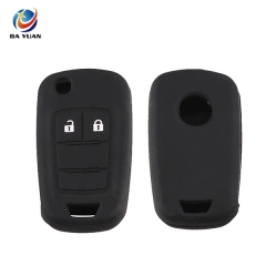 AS078008 Silicone Case Folding Remote Key Cover Fob 2 Buttons For Opel