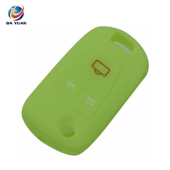 AS078004 3 Buttons Remote Silicone Car key Case Fob For Opel