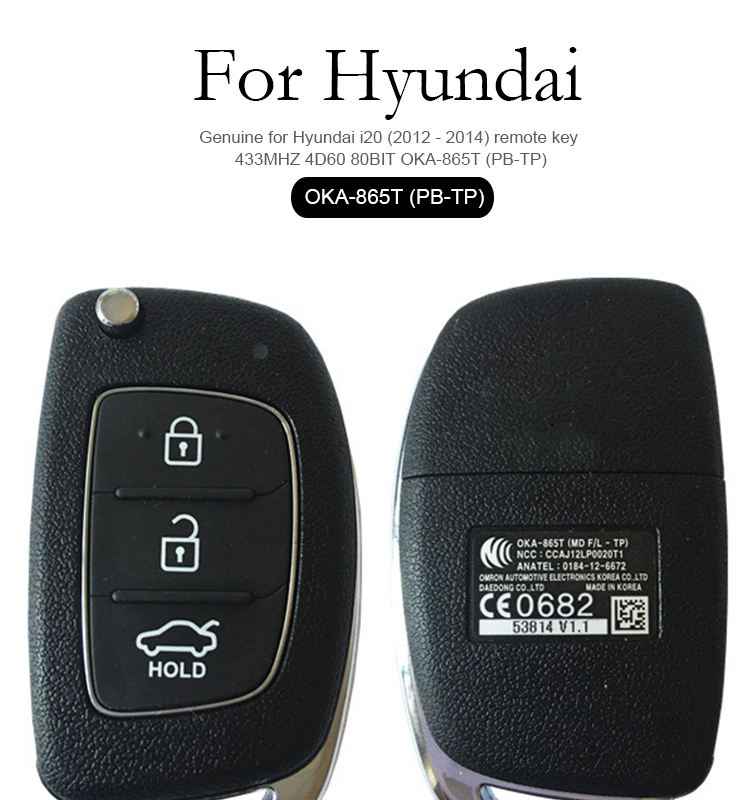 hyundai i20 car remote key price