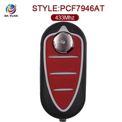 AK059001 Alfa Romeo Flip Remote Key 3 Button 433MHz PCF7946AT