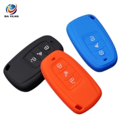 AS079008 Silicone Car Key Fob Cover Protect Skin For KIA 3 Button