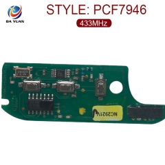 AK017012 for Fiat Filp Remote Key 3 Button 433MHz PCF7946 FCC ID: RX2TRF198 IC:4983A-TRF198