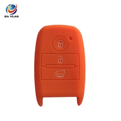 AS079007 silicone Car Key Cover protector Set For KIA K3 Sportage R K5 K4 Sorento 3 Buttons Smart Key Accessories