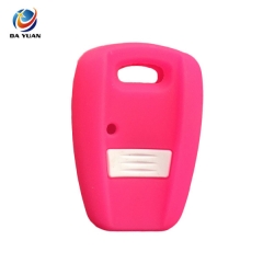 AS080003 silicone car key cover for fiat  key 1 button