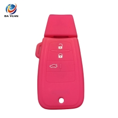 AS080002 Auto Car Silicone Key Cover For Fiat Car Key Remote Fob 3 Buttons Car Accessories Protect