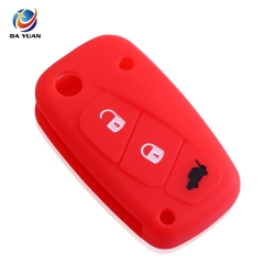 AS080001 3 Buttons Silicone Car Key Cover For FIAT