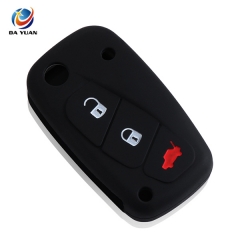 AS080001 3 Buttons Silicone Car Key Cover For FIAT