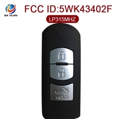 AK026033 for Mazda Remote Key 3 Button 5WK43402F LP315MHZ Siemens VDO