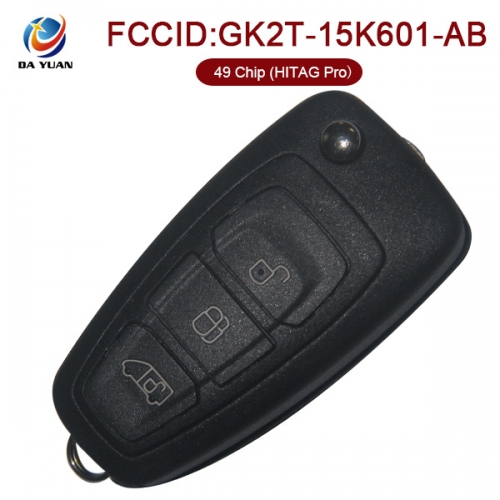 AK018083 for Ford Transit Flip Remote Key 3 Button 434MHz 49 chip HITAG Pro GK2T-15K601-AB