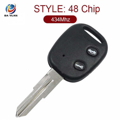 AK014055 For chevrolet 2 buttons remote key 48 Chip 434Mhz