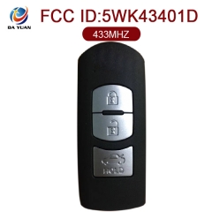 AK026032 For Mazda 3 Button Remote key 5WK43401D 433Mhz