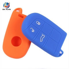 AS080009 Silicone Auto Car Remote Key  Cover Fit  For Fiat 3 Buttons Key