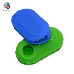 AS080010 Silicone car key Coverskin holder for FIAT Flip Folding remote key protected Shell