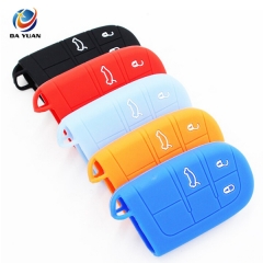 AS080009 Silicone Auto Car Remote Key  Cover Fit  For Fiat 3 Buttons Key