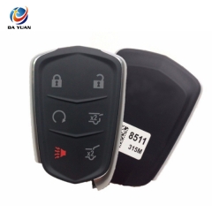 AS030004 for Cadillac Smart Remote Key Shell 5+1 Button