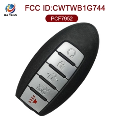 AK027064 for Nissan Armada Smart Remote Key 4+1 Button 433MHz PCF7952 CWTWB1G744 285E3-1LB5A
