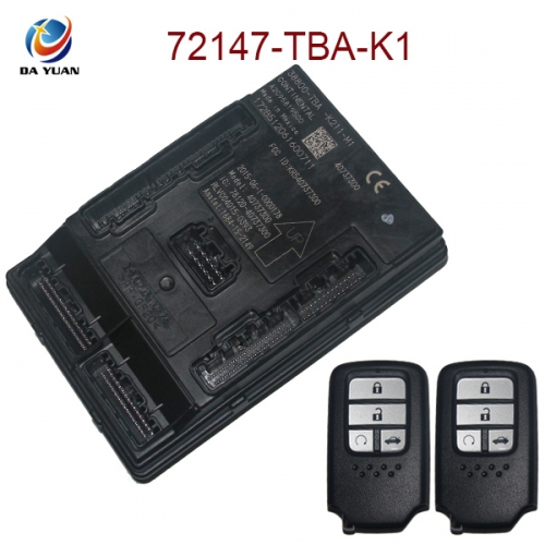 AL003003 for Honda Smart Remote Key 4 Button 433MHz 47 Chip 72147-TBA-K1