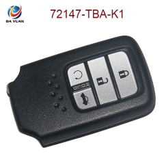 AL003003 for Honda Smart Remote Key 4 Button 433MHz 47 Chip 72147-TBA-K1