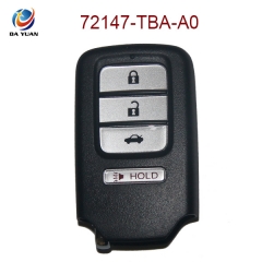 AL003002 for Honda Smart Remote Key  3+1 Button 433MHz 47 Chip 72147-TBA-A0