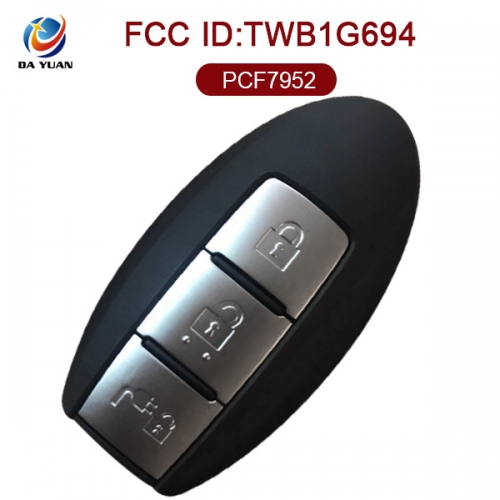 AK027065 for Nissan Micra Juke Smart Remote Key 3 Button 433MHz PCF7952 TWB1G694