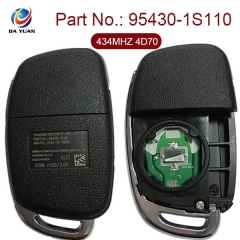 AK020051 Genuine for Hyundai Flip Remote Key 3+1 Button 434MHz 4D70 95430-1S110