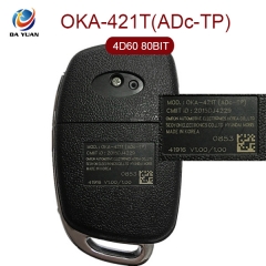 AK020056 Genuine for Hyundai Remote Key 3 Button 433MHz 4D60 80bit OKA-421T(ADc-TP)