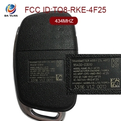 AK020047 2016 for Hyundai Tucson Flip Out Remote Fob 95430-D3010  FCC ID:TQ8-RKE-4F25 434MHZ