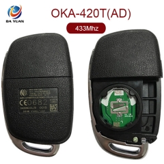 AK020058 Genuine for HYUNDAI Elantra flip key remote, 433MHZ OKA-420T(AD)