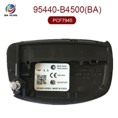 AK020059 2013-2015 for Hyundai I10 Accent Smart Key 3 Button 433MHZ 95440-B4500