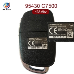 AK020073 for Hyundai Remote Controls Key 433Mhz 95430 C7500 Model RKE-4F22