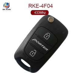 AK020068 Genuine for Hyundai Porter Remote Flip Key 2 Button 433Mhz RKE-4F04