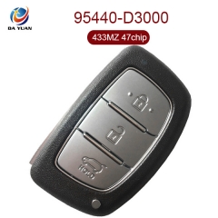 AK020066 for Hyundai Tucson 2016-2017 Smart Key 3 Button 433MHz 47 Chip 95440-D3000