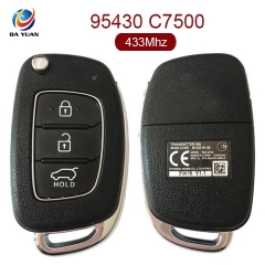 AK020073 for Hyundai Remote Controls Key 433Mhz 95430 C7500 Model RKE-4F22