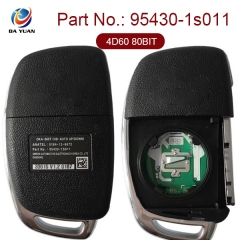 AK020064 for Hyundai Flip Key 3 Button Part No 95430-1s011 4D60 80BIT