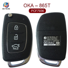 AK020076 for Hyundai 3 Button Genuine Remote 433MHz - Elantra 2012- OKA – 865T (MD FL –TP)