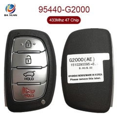 AK020079 for 2017-2018 Hyundai Loniq Smart Key 3+1 Button 433MHz ID47 Hitag3 95440-G2000(AE)