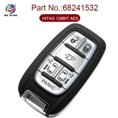 AK015051 for 2017-2018 Chrysler Pacifica Smart Keyless Remote Key 5+1 Button 434MHz HITAG 128BIT AES M3N-97395900 68241532
