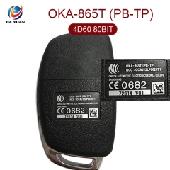 AK020077 Genuine for Hyundai i20 (2012 - 2014) remote key 433MHZ 4D60 80BIT OKA-865T (PB-TP)