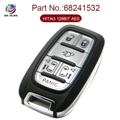 AK015051 for 2017-2018 Chrysler Pacifica Smart Keyless Remote Key 5+1 Button 434MHz HITAG 128BIT AES M3N-97395900 68241532