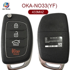 AK020078 Genuine for Hyundai remote key 433MHZ OKA-NO33(YF)