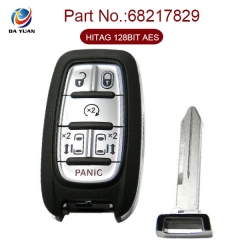 AK015052 for 2017-2018 Chrysler Pacifica Smart Keyless Remote Key 5+1 Button 434MHz HITAG 128BIT AES M3N-97395900 68217829