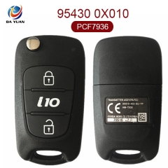 AK020074 Genuine for Hyundai I10 Remote Key Fob 433MHZ PCF7936 95430 0X010