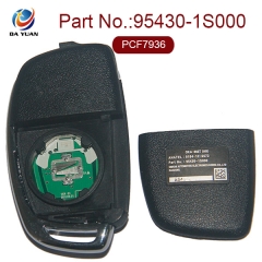 AK020082 Original for Hyundai Flip Remote Key 3 Button 433MHz PCF7936 95430-1S000