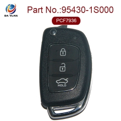 AK020082 Original for Hyundai Flip Remote Key 3 Button 433MHz PCF7936 95430-1S000