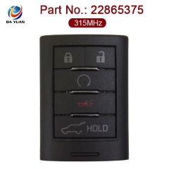 AK030007 for 2010-2014 Cadillac SRX Smart Remote Key Keyless 4+1 Button 315MHz 22865375