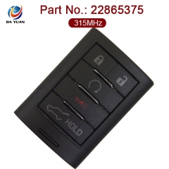 AK030007 for 2010-2014 Cadillac SRX Smart Remote Key Keyless 4+1 Button 315MHz 22865375