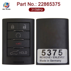 AK030007 for 2010-2014 Cadillac SRX Smart Remote Key Keyless 4+1 Button 315MHz 22865375